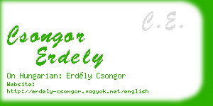 csongor erdely business card