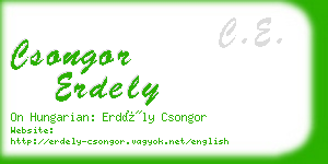 csongor erdely business card
